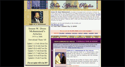 Desktop Screenshot of newafricaradio.com